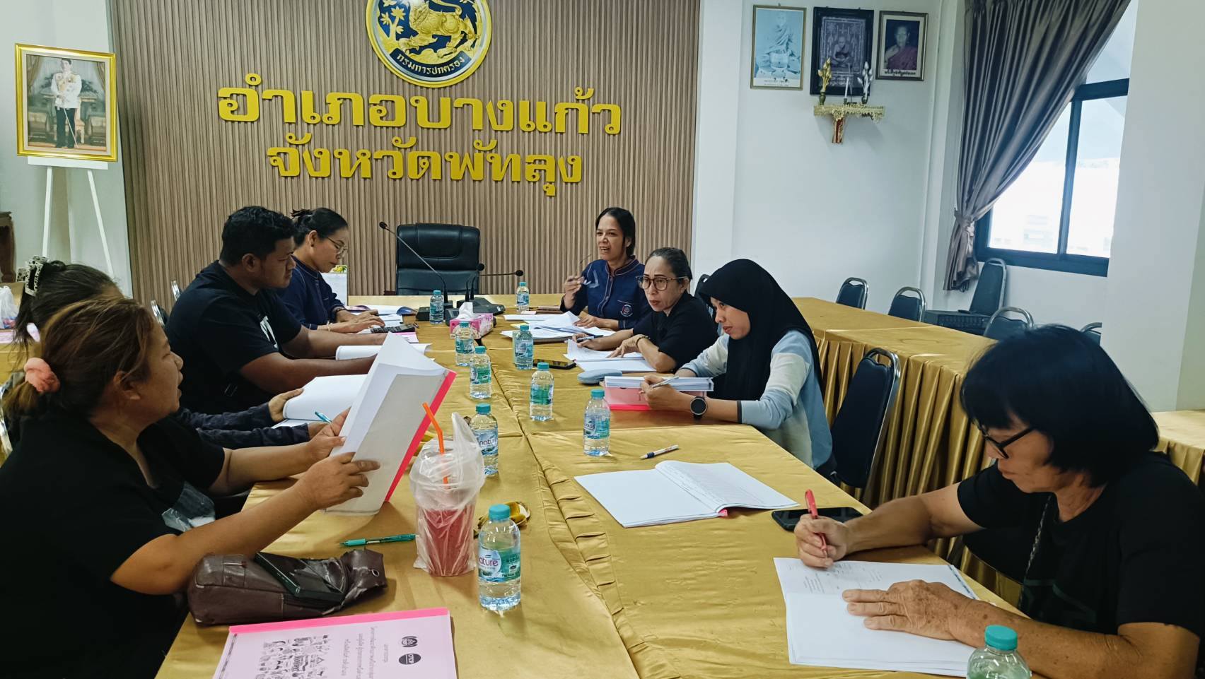 พช.บางแก้ว จัดประชุมกิจกรรมพัฒนาศักยภาพเครือข่ายกลุ่มอาชีพ และผู้ผลิต ผู้ประกอบการ หนึ่งตำบล หนึ่งผลิคภัณฑ์ ระดับอำเภอ 