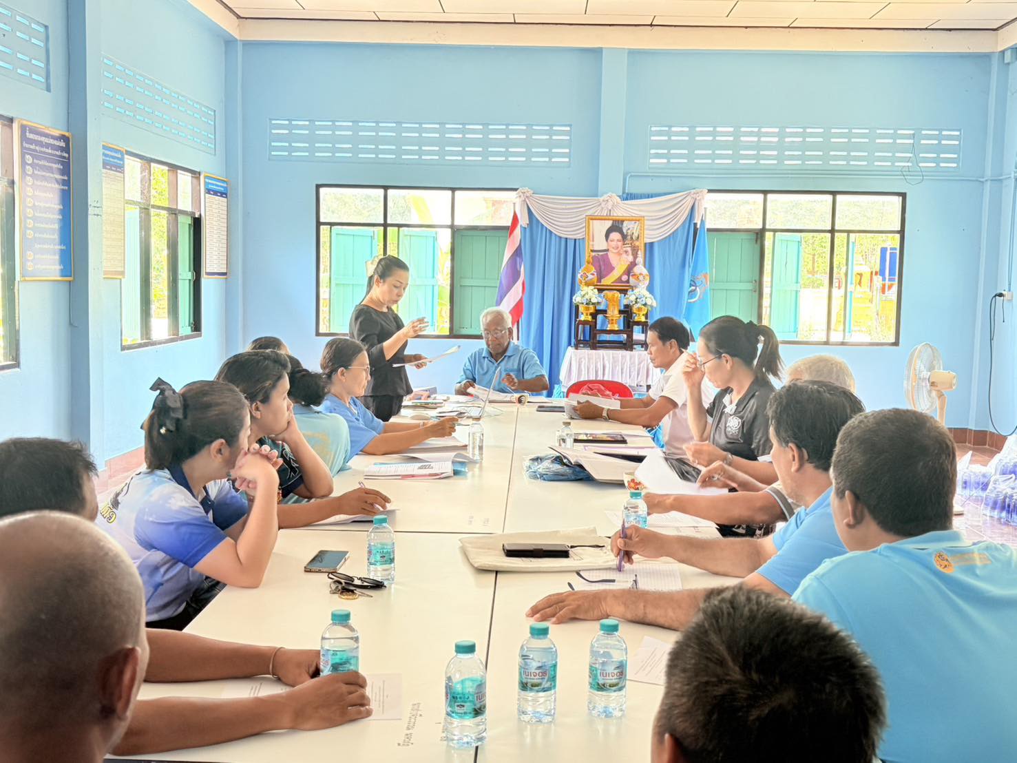 พช.บางแก้ว  เตรียมความพร้อมสมโภชเงินพระราชทานขวัญถุงกองทุนแม่ของแผ่นดิน